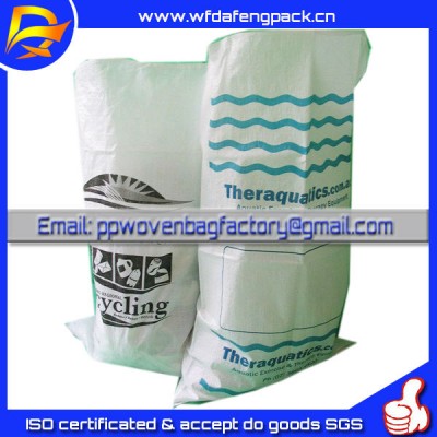 polypropylene plastic sack for ice